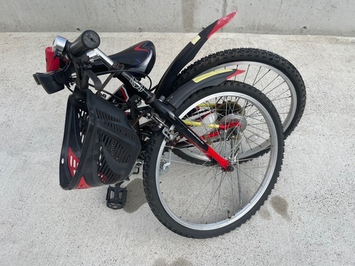 24インチ6段変速 子供用折りたたみ自転車　MTB