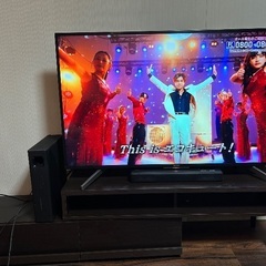 SONY 55型　テレビ　4K テレビ台セットの画像