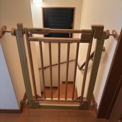 木製　ベビーゲート 現状渡し の画像