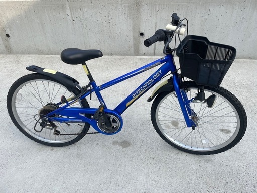 Amazon | 21Technology 24インチ 子供用マウンテンバイク kd246 6段 マウンテンバイク 子供用自転車 シマノ製6段変速 24インチ 21テクノロジー(21Technology) KD246(ブルー)