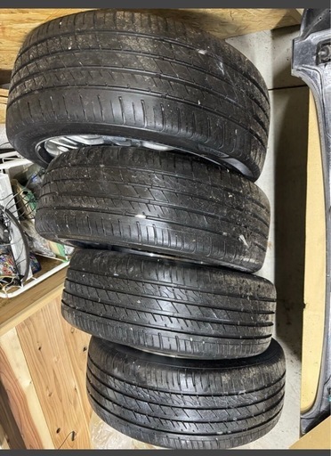 【24年バリ山（5-6mm）】245/40R20 WORK ワーク LS507 20インチ 8J+45 PCD114.3 5穴 エルグ