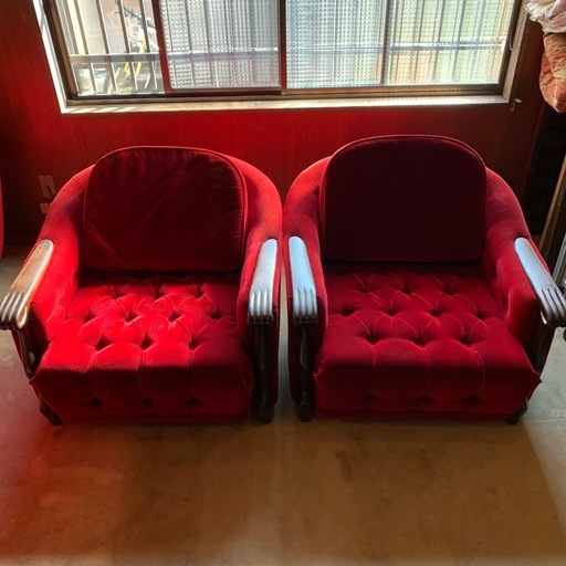 SOLD OUTソファ
　2脚セット 