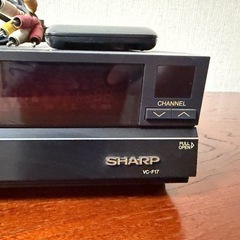 SHARP ビデオデッキ　VC-F17の画像