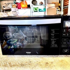 【美品】✨2021年製 Haierヘルツフリー電子レンジの画像