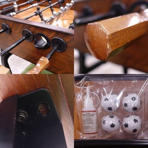 0220549025★テーブルサッカー サッカー盤 木製 大型 中古品　