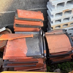 植木鉢　瓦　物干し　無料の画像