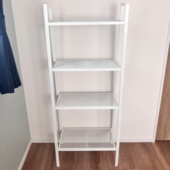 【美品】IKEA オープンラック　シェルフ　白　棚の画像
