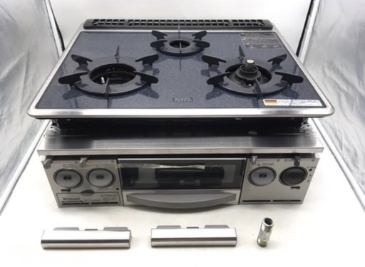【新品・未使用】グリル付 ガスビルトインコンロ（家庭用）♪