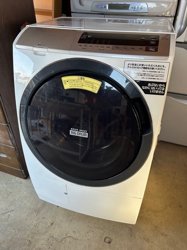 日立 2020年製 BD-SV110EL 11kg/6kg ドラム式洗濯乾燥機 ビッグドラム 左開き ホワイト