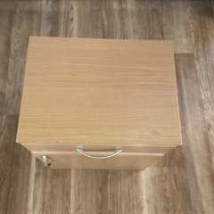 引き出し付き収納キャビネット【町田市再生家具】0213の画像