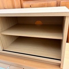 《リユースマン倉敷》ミニTVボード クリーム テレビ台の画像