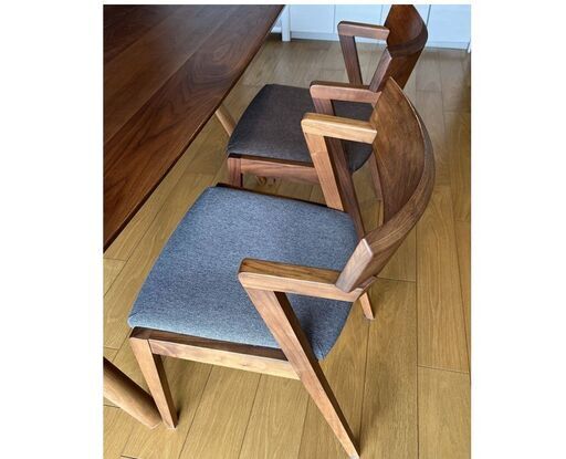 【葉山家具】天然木ダイニングチェア　４脚セット