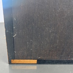 【引き取りor有料配送】　全身ミラー 姿見 スタンドミラー 自立式 ブラック 大型 鏡 インテリア 玄関 の画像