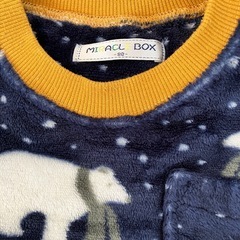 Miracle Box ベビーパジャマ 80cm ネイビーの画像