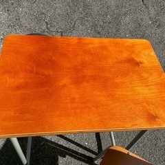 ◆早い方優先!! HOUTOKU 学校 机 椅子 塾 学習机 勉強机 教室 習い事 スクールデスク＆チェアの画像