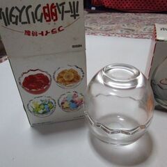 大根おろし＆ガラス容器の画像