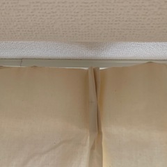 無印良品　コットン生地カーテン6枚の画像