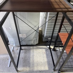 ニトリ　レンジラック ゴミ箱上ラック  縦1700横600奧420mmの画像