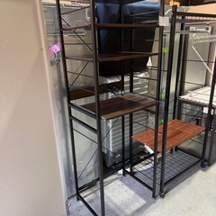ニトリ　レンジラック ゴミ箱上ラック  縦1700横600奧420mmの画像