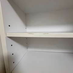 ホワイトカラー本棚　シェルフ の画像