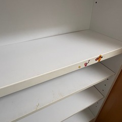 ホワイトカラー本棚　シェルフ の画像