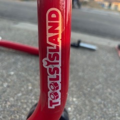 ツールズアイランド(Toolsisland) バイクスタンド メンテナンススタンド リア 極太パイプ一本仕上げ (レッド, L型) TD7002の画像