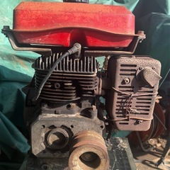 ガソリンエンジン　三菱　メイキ　G700L　最大7馬力　4サイクル　発動機　現状品　パーツ　部品　農機具　ジャンク品の画像