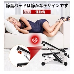 ステッパー 静音 負荷調節可能 ラバーバンド＆マット付きの画像