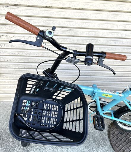 KCD  折りたたみ自転車  20インチ　simple style   GL-M20L  カゴ・ライト・鍵付き