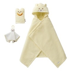 MIKIHOUSE　無撚糸バスポンチョセット【BOX付き】  の画像