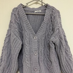 💜薄紫色大人っぽカーディガン💜の画像