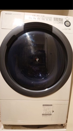 【19日最終】SHARP ドラム式洗濯機 ES-S7C-WR 7.0kg