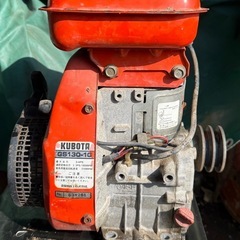 ガソリンエンジン　クボタ　GS130-1G 最大3.4馬力　発動機　パーツ　部品　農機具　アクセルレバー付　ジャンク品の画像