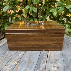 手提げ金庫 キャッシュボックス アンティークの画像