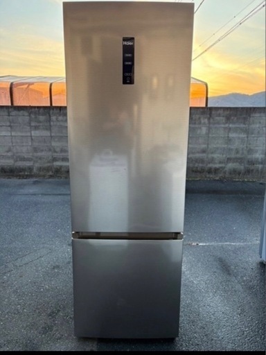 ハイアールHaier2021年製冷蔵庫シルバー JR-NF326A[326L /2ドア /右開きタイプ]