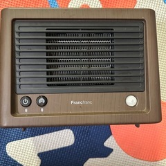 Francfranc セラミックファンヒーター ブラウンの画像