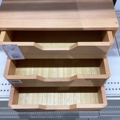 【取りに来られる方限定】卓上書類棚3段　ウッドギャラリー樹の画像