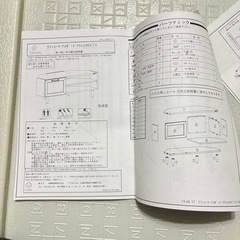 ホワイトローボード テレビボード　テレビ台の画像