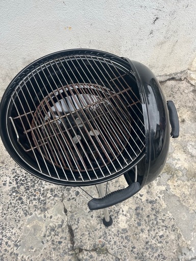 US??WeberウェーバーBBQグリルバーベキューグリルkバーベキュー釜スモークグリルSMOKEY JOE（中）サイズ?プロフ必読