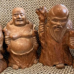 お取り引き中★木彫りの七福神の画像