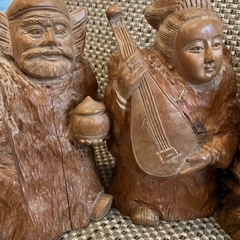 お取り引き中★木彫りの七福神の画像