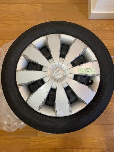 ワゴンR スズキ  タイヤ、純正ホイール4本セット ホイールナット付き 最終値下げ