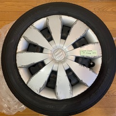 ワゴンR スズキ  タイヤ、純正ホイール4本セット ホイールナット付きの画像