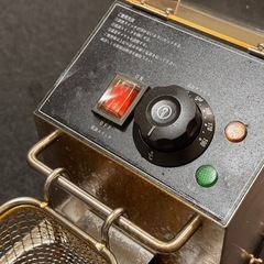 【中古】業務用 4.0L フライヤー 卓上 小型 電気 串揚げ 揚げ物機 100Vの画像