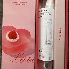 VODANA グラムウェーブカーリングアイロン　ストロベリークリーム　36mmの画像