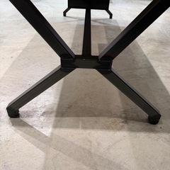 アイアン脚 古材天板 店舗用大型テーブル の画像