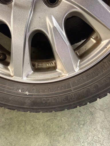 155/65R13 スタッドレス　ホイールセット