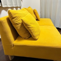 使用歴浅い、広々2人掛けソファーの画像