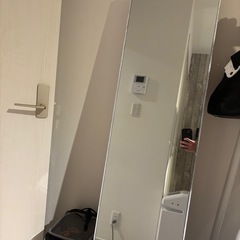 北欧風アンティーク　全身鏡 ミラー ペンキ風塗装
の画像