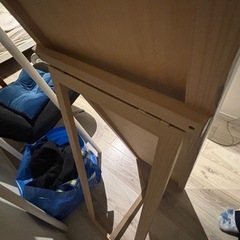 北欧風アンティーク　全身鏡 ミラー ペンキ風塗装
の画像